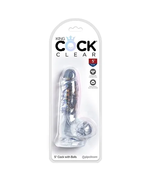 King Cock Clear with Balls