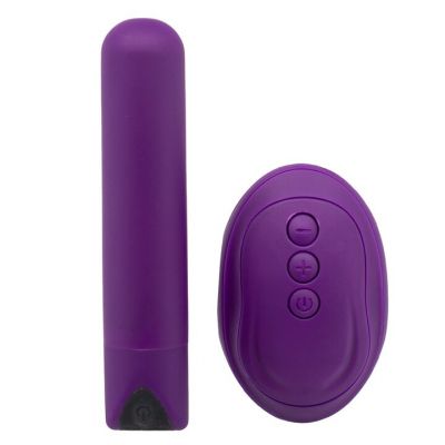 Bondara Purple 10 Function Remote Rechargeable Bullet Vibrator