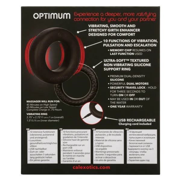 Link Up Optimum Vibrating Cock Ring