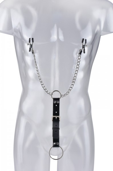 Nipple Clamps And Cockring Set