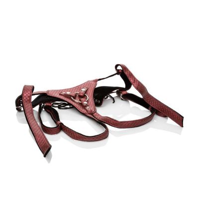 Her Royal Harness the Regal Queen Red Strap On Harness