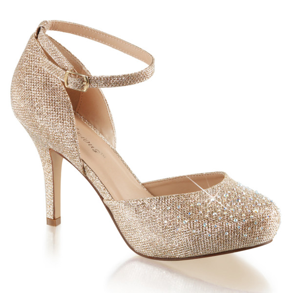 3 1/2 inches Heel, 1/2 inches Hidden PF, Ankle Strap d\'Orsay Pump — image 5 of 8