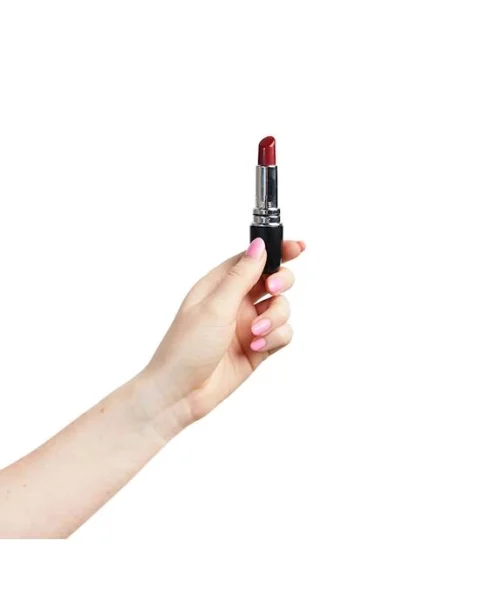 Share Satisfaction Lipstick Vibrator  - Black/red