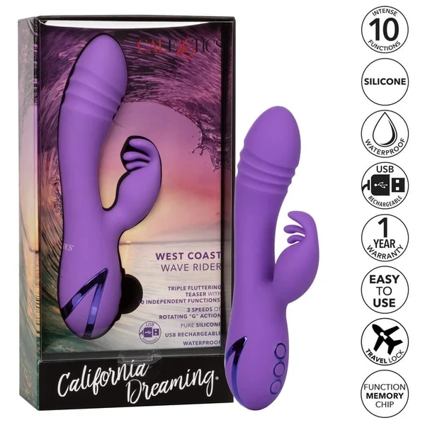 West Coast Wave Rider Vibrator and Clit Stim — image 16 of 17