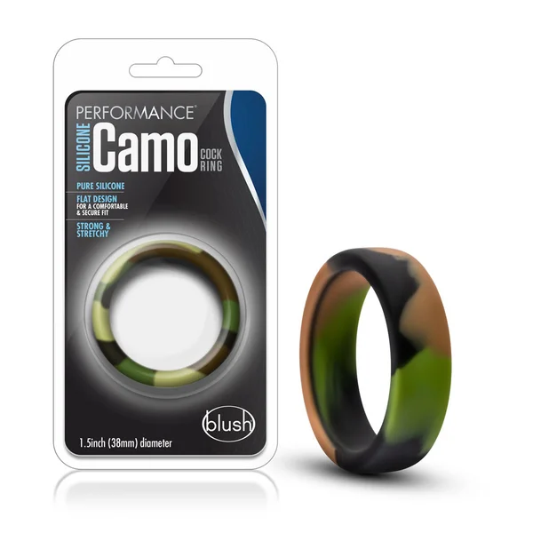 Performance Silicone Camo Cock Ring Green Camoflauge — image 10 of 11