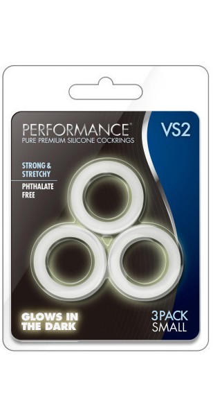 VS2 Small Silicone Cock Rings x3