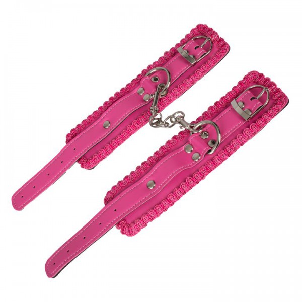 Bondara Sink the Pink Ric Rac Handcuffs