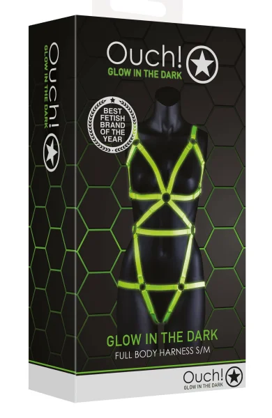 Full Body Harness - Small - Medium - Glow in the  Dark