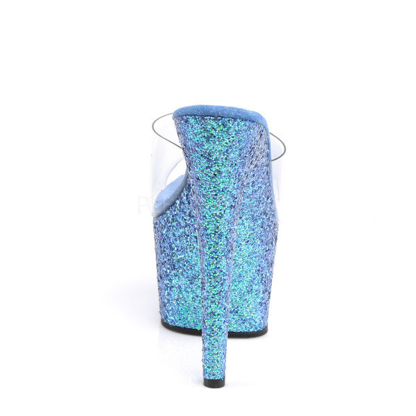 7 inches Heel, 2 3/4 inches PF Slide W/Holo Glitter Bottom — image 4 of 8