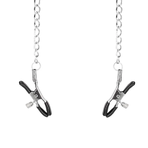 Ouch O Ring Gag With Nipple Clamps