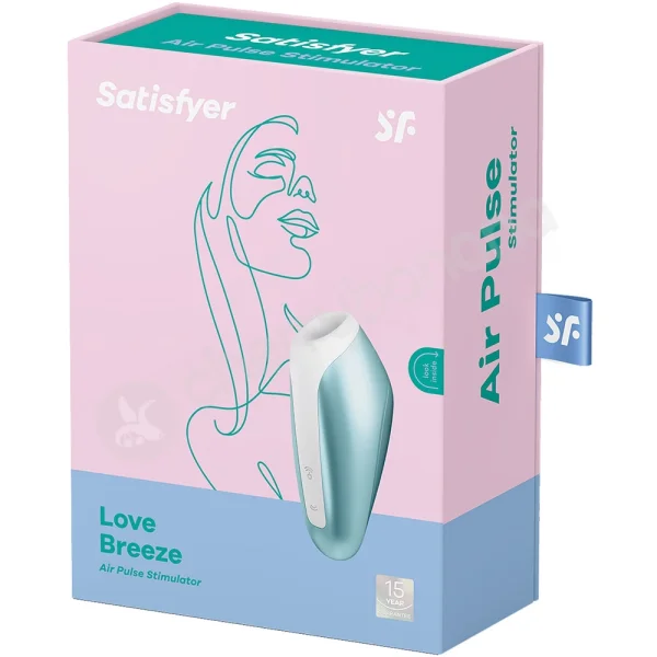 Satisfyer Love Breeze Blue Pressure Wave Clitoral Stimulator