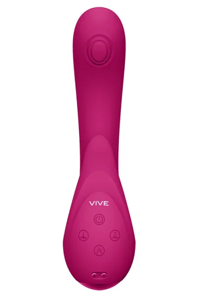 Shots Toys 6.7" Miki Rechargeable Thumping & Flickering Vibrator