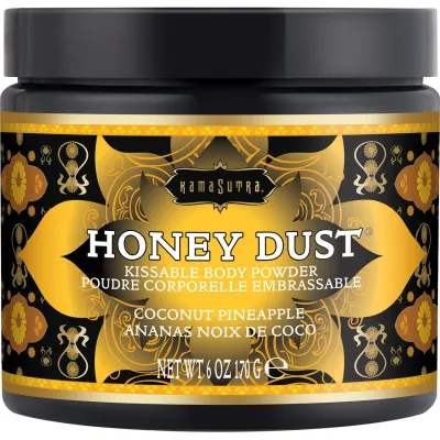 Kama Sutra Honey Dust Kissable Body Powder Coconut Pineapple 6 oz