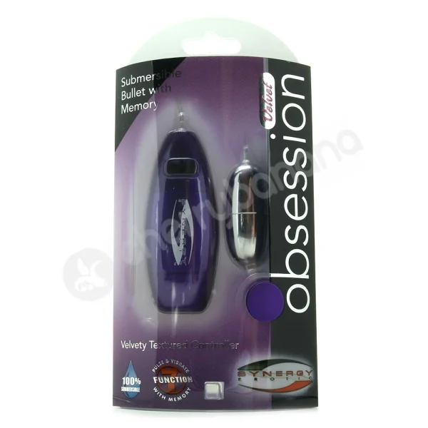Velvet Obsession Purple Vibrating Bullet