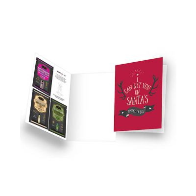 Naughty Notes Greeting Card I Can Get You On Santa s Naughty List