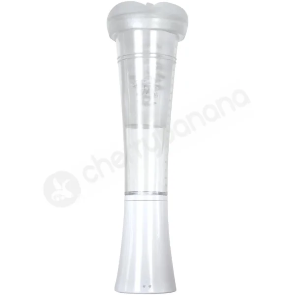 Zero Tolerance Sucking Good White Vibrating Masturbator With Vacuum Suction