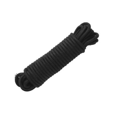 32 Foot Cotton Bondage Rope Black Black