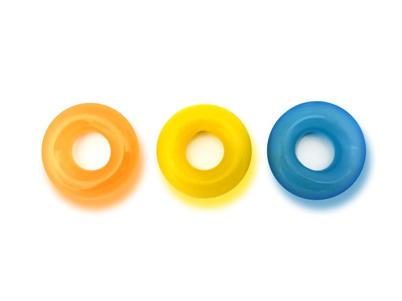 The D-Ring Glow X3 Donut Cock Ring Set