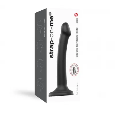 Strap On Me Dual Density Bendable Dildo Black
