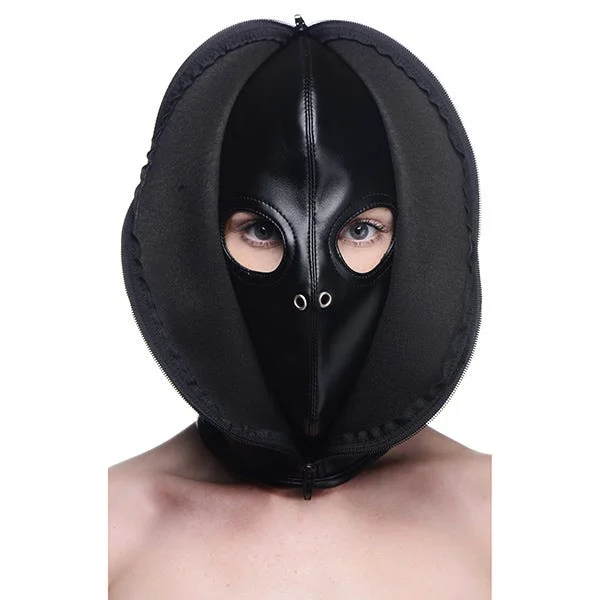 Strict Zip Front Bondage Hood