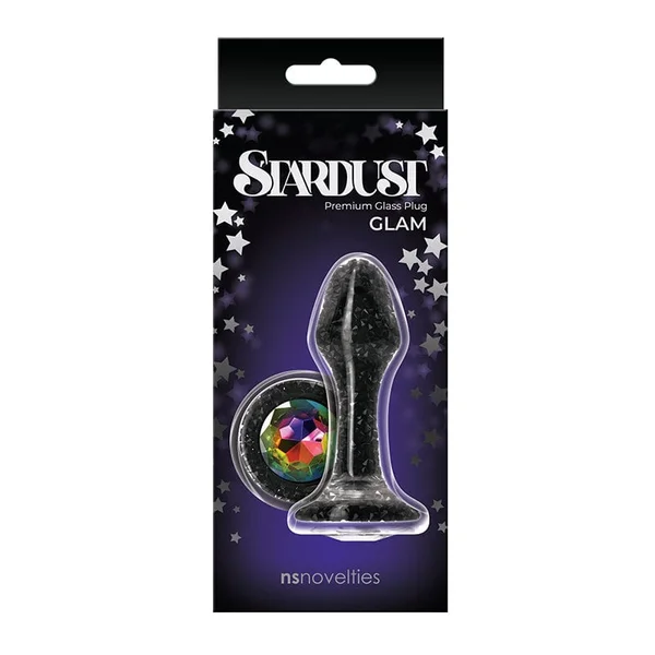Stardust Glam Black Crystal Butt Plug — image 10 of 11