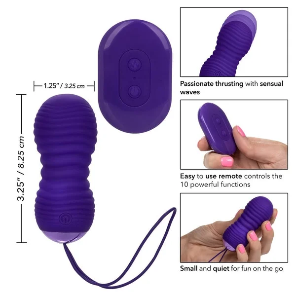 Slay THRUSTME Remote Control Ribbed Bullet — image 20 of 21