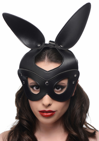 Bad Bunny Bunny Mask - Black - Fetish Hood Mask
