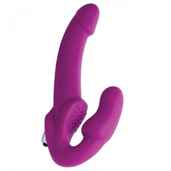 STRAP U VIBRATING STRAPLESS SILICONE STRAP-ON DILDO