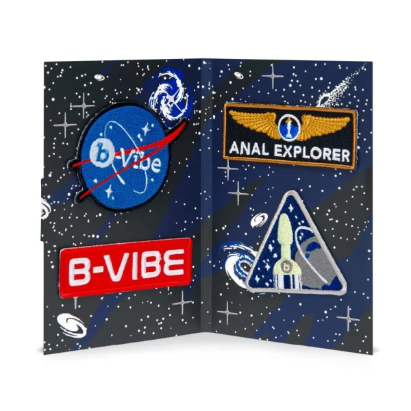 B-Vibe Asstronaut Glow In the Dark Butt Play Set