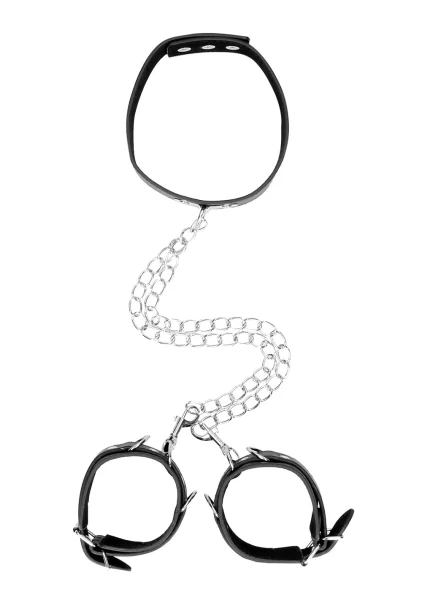 Bound to Please Red Bondage Collar