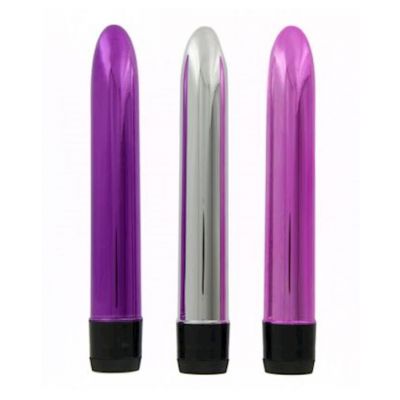 7 Inch Slim Vibrator Silver