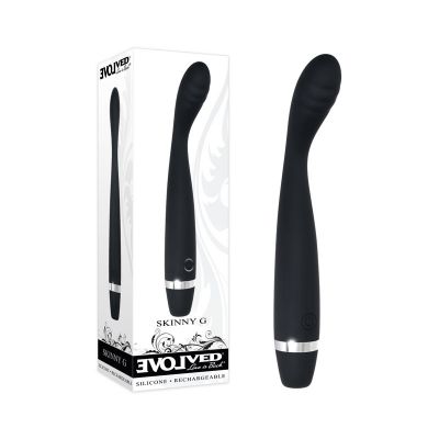 Evolved Skinny G Black 17 8 cm USB Rechargeable Vibrator