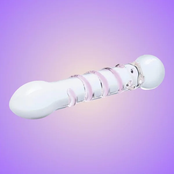 Gläs Spiral Staircase Full Tip G-Spot Glass Dildo