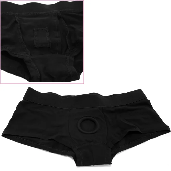 Temptasia - Harness Briefs - Extra Large - Black