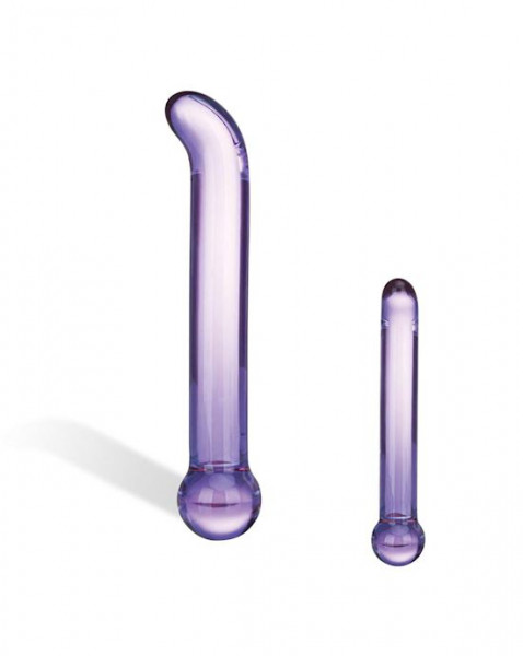 Glas Purple Glass G-spot Tickler - 6.7 Inch