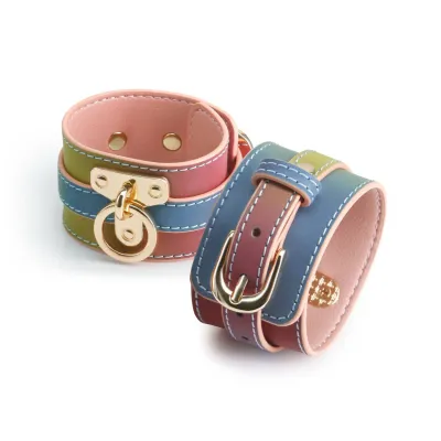 Spectra Bondage Wrist Cuff Rainbow