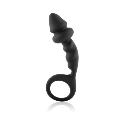 Si Silicone Prostate Plug black