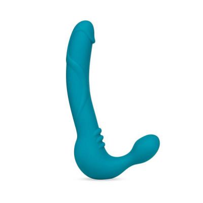 Blush Temptasia Luna Strapless Silicone Dildo with Bullet Vibrator