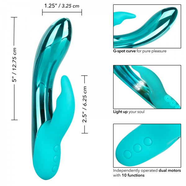 Brilliance Light Up Rabbit Vibrator