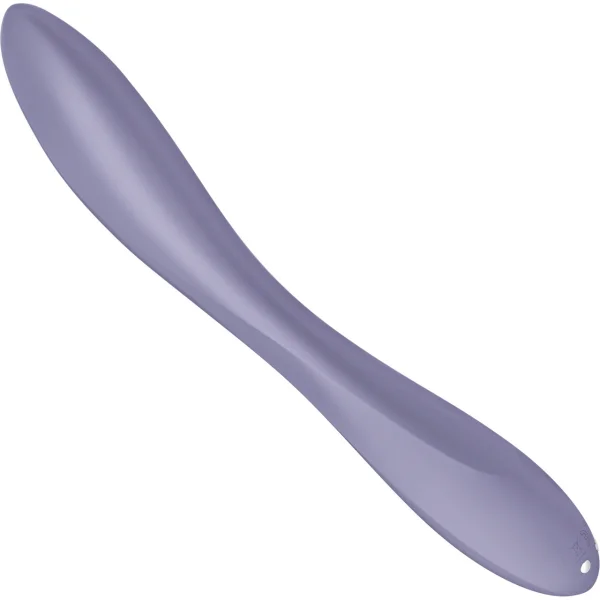 Satisfyer G-Spot Flex 2 Silicone Rechargeable Waterproof 12-Function G-Spot Vibrator - Dark Violet