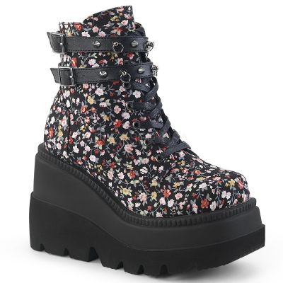 4 1 2 inches Wedge PF Ankle Boot Side Zip