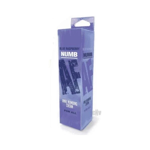 Anal Lube: Numb Af Anal Desensitizer Blue Raspberry 1.5 Oz.