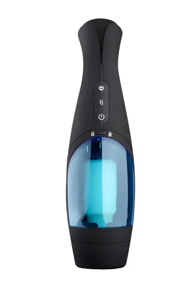 Easy Choice Auto-Blow - 10.8" Thrusting Masturbator & Lube Gift Set