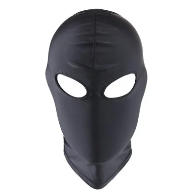 Love In Leather Spandex Stretch Hood with Eye Openings