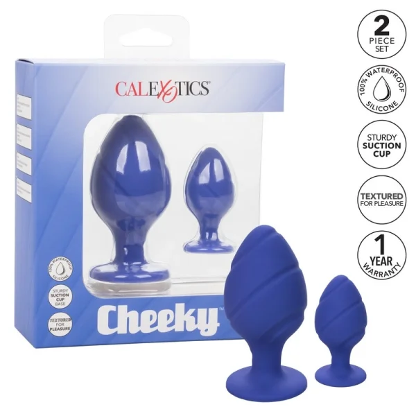 Cheeky Butt Plug Duo Purple