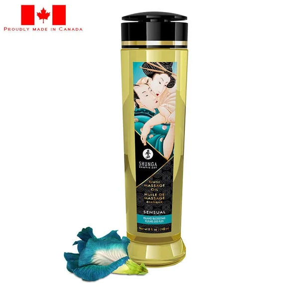 Shunga Massage Oil Sensual Island Blossoms 240ml — image 6 of 6