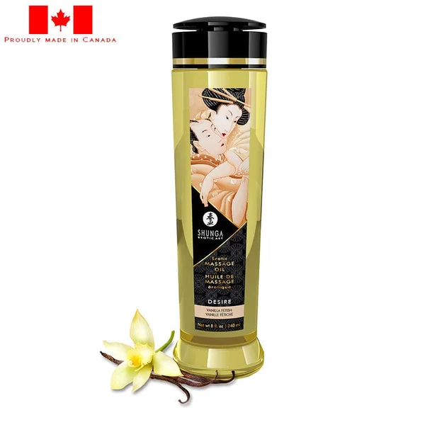 Shunga Massage Oil Desire Vanilla Fetish 240ml — image 6 of 6