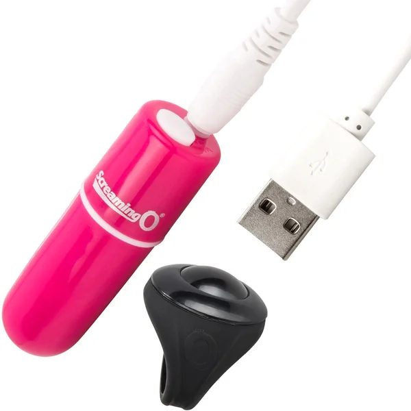 Screaming O Charged Vooom Pink Remote Control Bullet Vibe — image 9 of 10