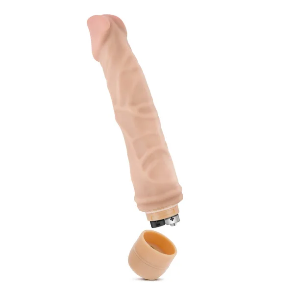 Dr Skin Cock Vibe 6 8.5in Vibrating Cock Beige — image 11 of 13