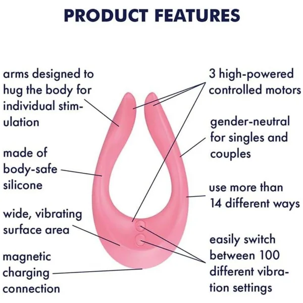 Satisfyer Partner Multifun 2 Endless Joy Pink — image 10 of 13